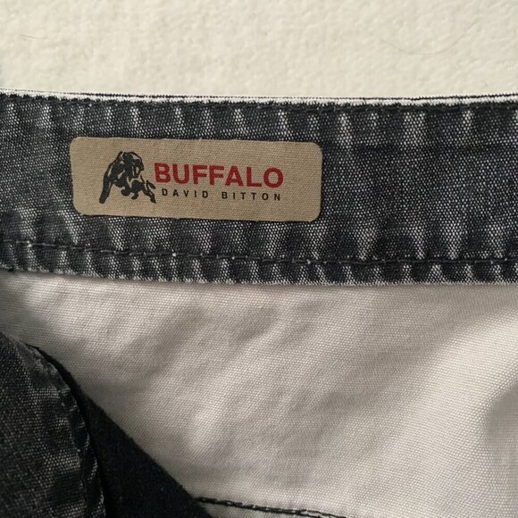 Buffalo David Bitton Relaxed Straight Leg Y2K Faded Black Jeans - Picture 6 of 13